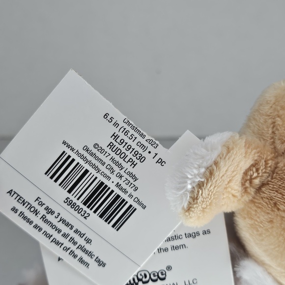 New Set 2 Dan Dee Clarice and Rudolph Red Nosed Reindeer Light Up Musical Plush - Picture 13 of 15